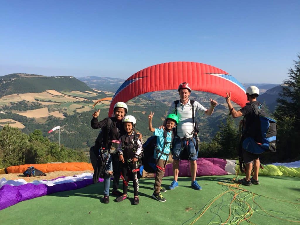 Parapente Millau Famille